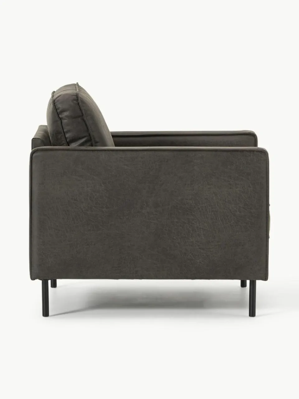 Westwing Collection Sessel Hunter aus recyceltem Leder