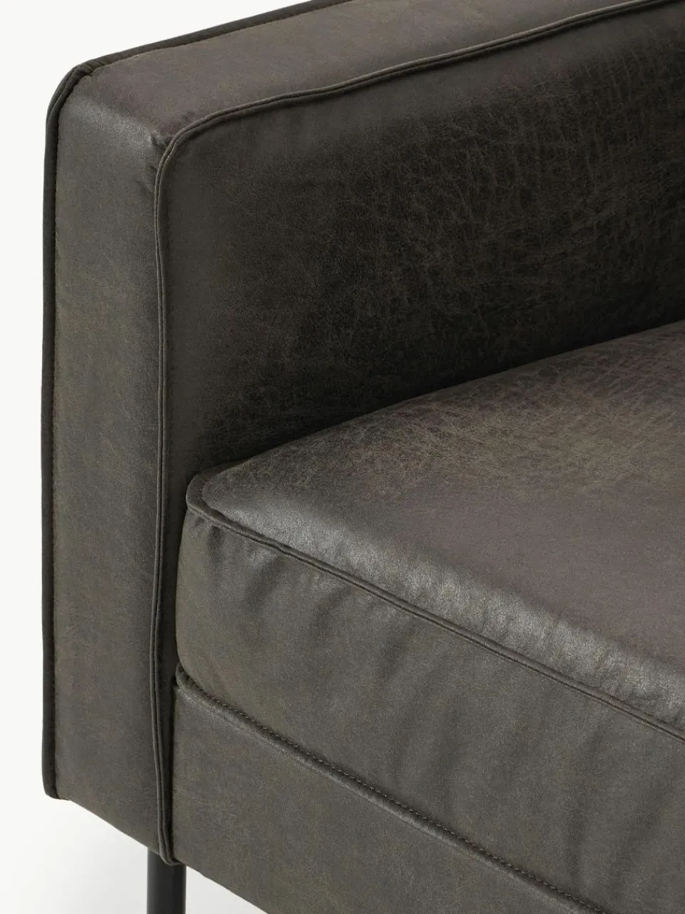 Westwing Collection Sessel Hunter aus recyceltem Leder