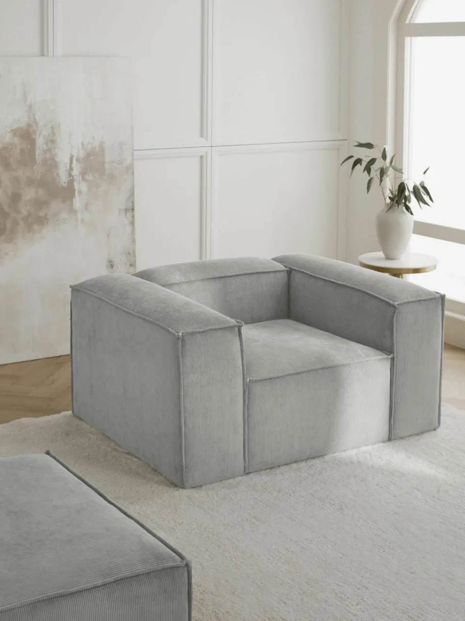 Westwing Collection Sessel Lennon aus Cord