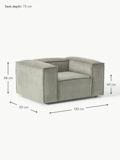 Westwing Collection Sessel Lennon aus Cord