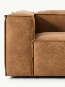 Westwing Collection Sessel Lennon aus recyceltem Leder