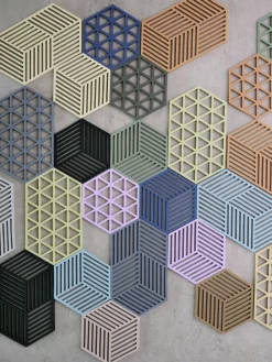 Zone Denmark Silikon-Untersetzer Hexagon
