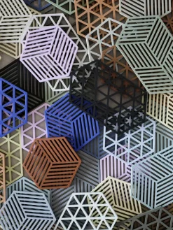 Zone Denmark Silikon-Untersetzer Hexagon
