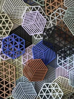 Zone Denmark Silikon-Untersetzer Triangles