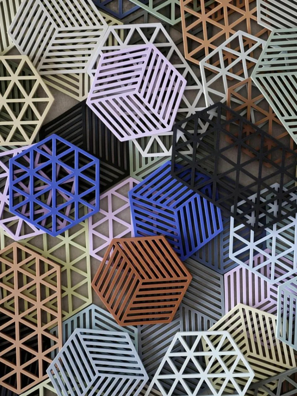 Zone Denmark Silikon-Untersetzer Triangles