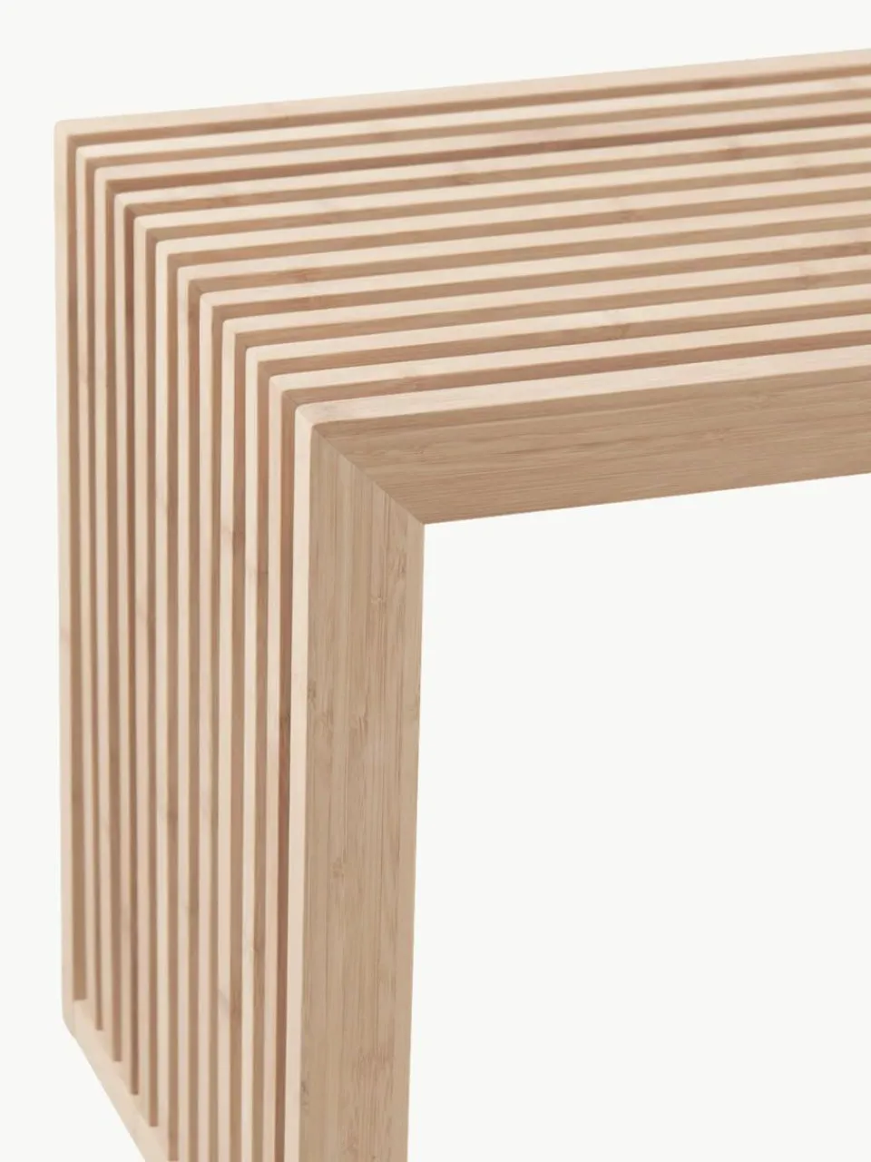 Cinas Sitzbank Rib aus Bambusholz
