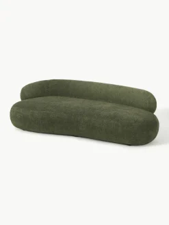 Westwing Collection Sofa Alba (3-Sitzer) aus Teddy-Bouclé