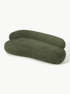 Westwing Collection Sofa Alba (3-Sitzer) aus Teddy-Bouclé