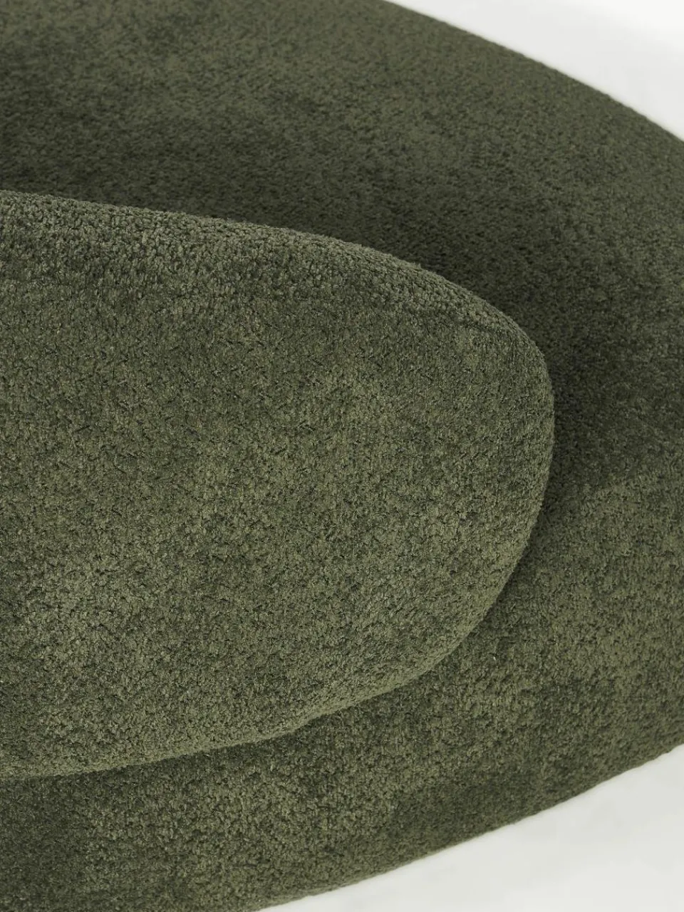 Westwing Collection Sofa Alba (3-Sitzer) aus Teddy-Bouclé