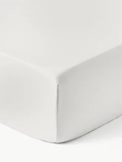 Westwing Collection Spannbettlaken Premium, Baumwollsatin