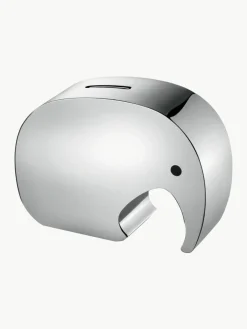Georg Jensen Spardose Moneyphant aus Edelstahl