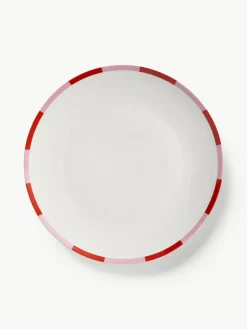 &k amsterdam Speiseteller Bliss mit weihnachtlichem Design, 2 Stück