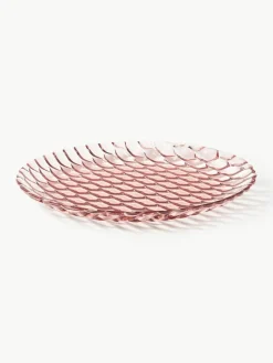 Kartell Speiseteller Jellies mit Strukturmuster, 4 Stück