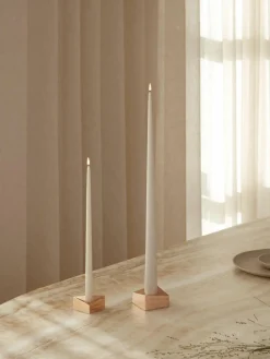 Stoff Nagel Stabkerzen Ester, 4 Stück