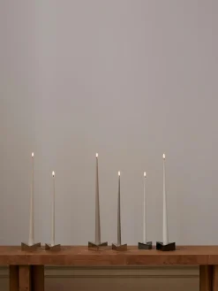 Stoff Nagel Stabkerzen Ester, 4 Stück