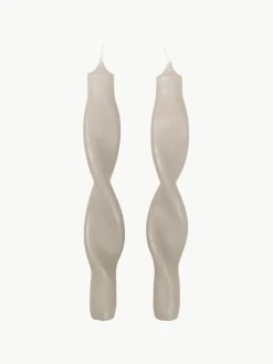 Broste Copenhagen Stabkerzen Twist, 2 Stück