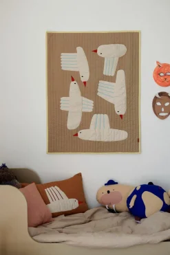 Kinder ferm LIVING Kids Steppdecke Bird aus Bio-Baumwolle