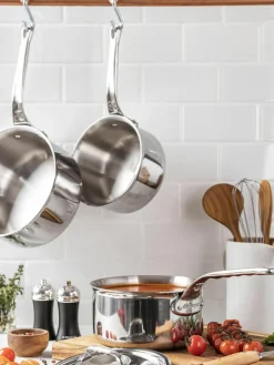 De Buyer Stielkasserolle Affinity mit Deckel aus Edelstahl