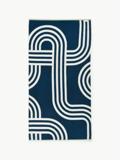 Westwing Collection Strandtuch Shiloh mit geometrischem Muster