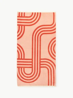 Westwing Collection Strandtuch Shiloh mit geometrischem Muster