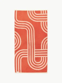 Westwing Collection Strandtuch Shiloh mit geometrischem Muster