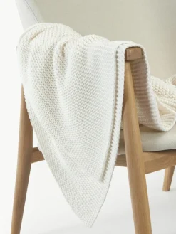 Westwing Collection Strickdecke Adalyn aus Bio-Baumwolle
