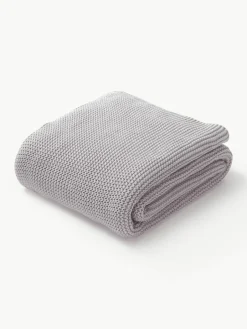 Westwing Collection Strickdecke Adalyn aus Bio-Baumwolle
