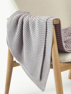 Westwing Collection Strickdecke Adalyn aus Bio-Baumwolle