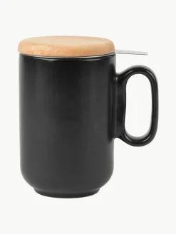 Westwing Tasse Baltika mit Teesieb und Deckel