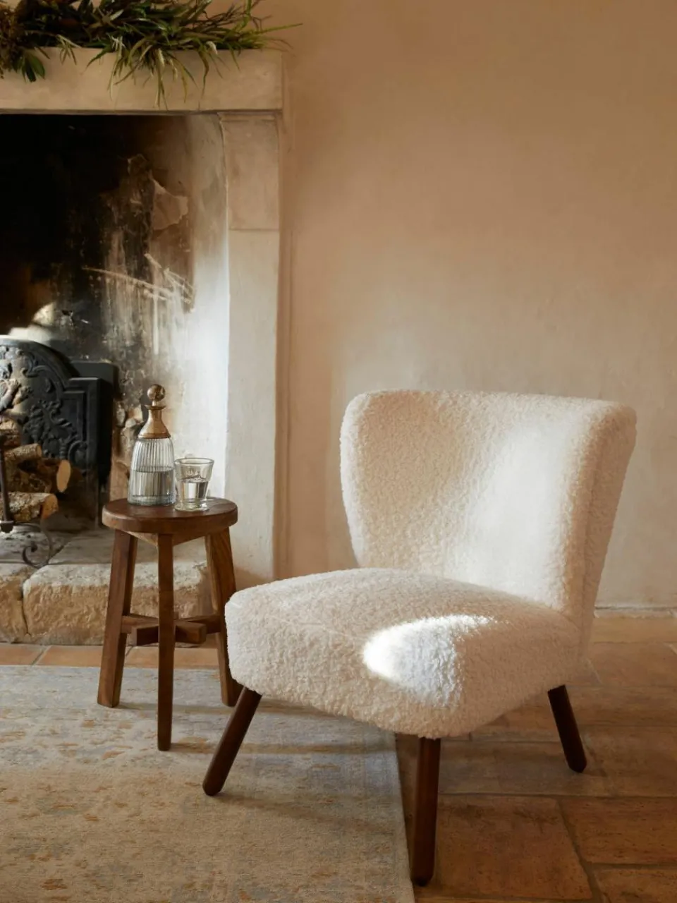 Westwing Collection Teddy-Cocktailsessel Robine