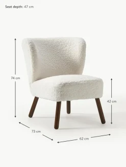 Westwing Collection Teddy-Cocktailsessel Robine