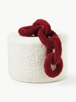Westwing Collection Teddy-Kissen Chain Dotty