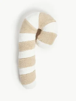 Westwing Collection Teddy-Kissen Sugar in Zuckerstangenform