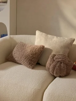 Westwing Collection Teddy-Kissenhülle Dotty