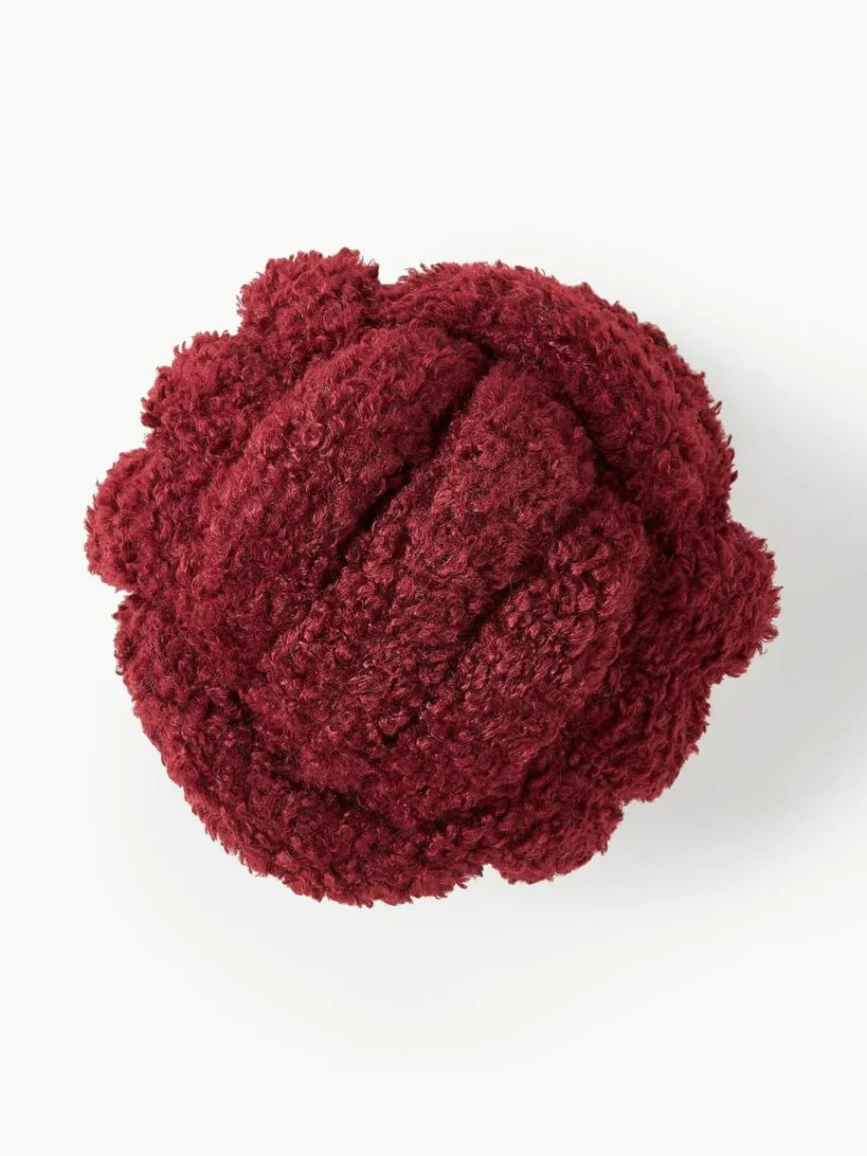 Westwing Collection Teddy-Knoten-Kissen Dotty