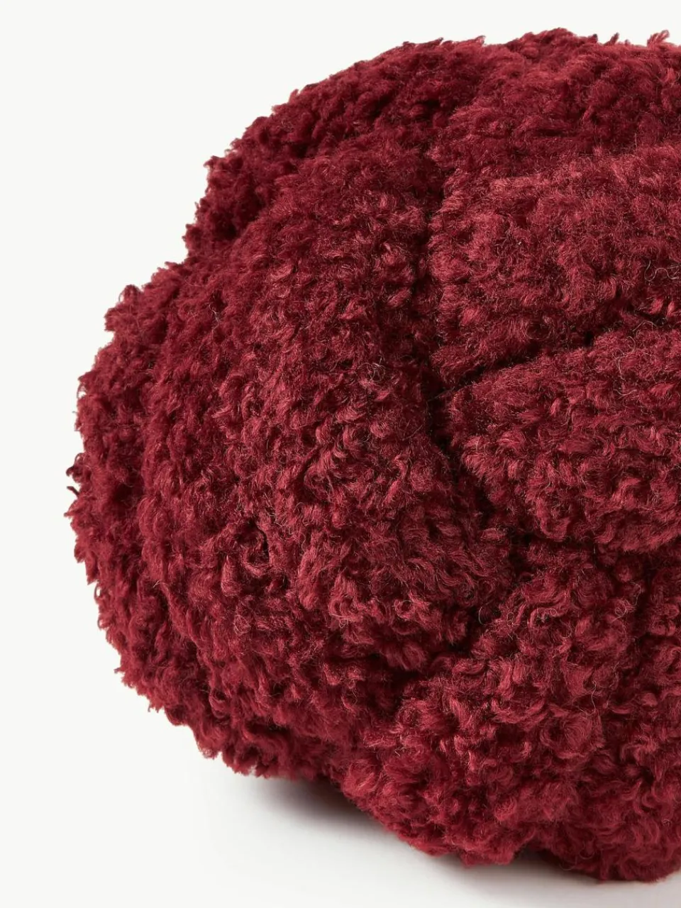 Westwing Collection Teddy-Knoten-Kissen Dotty