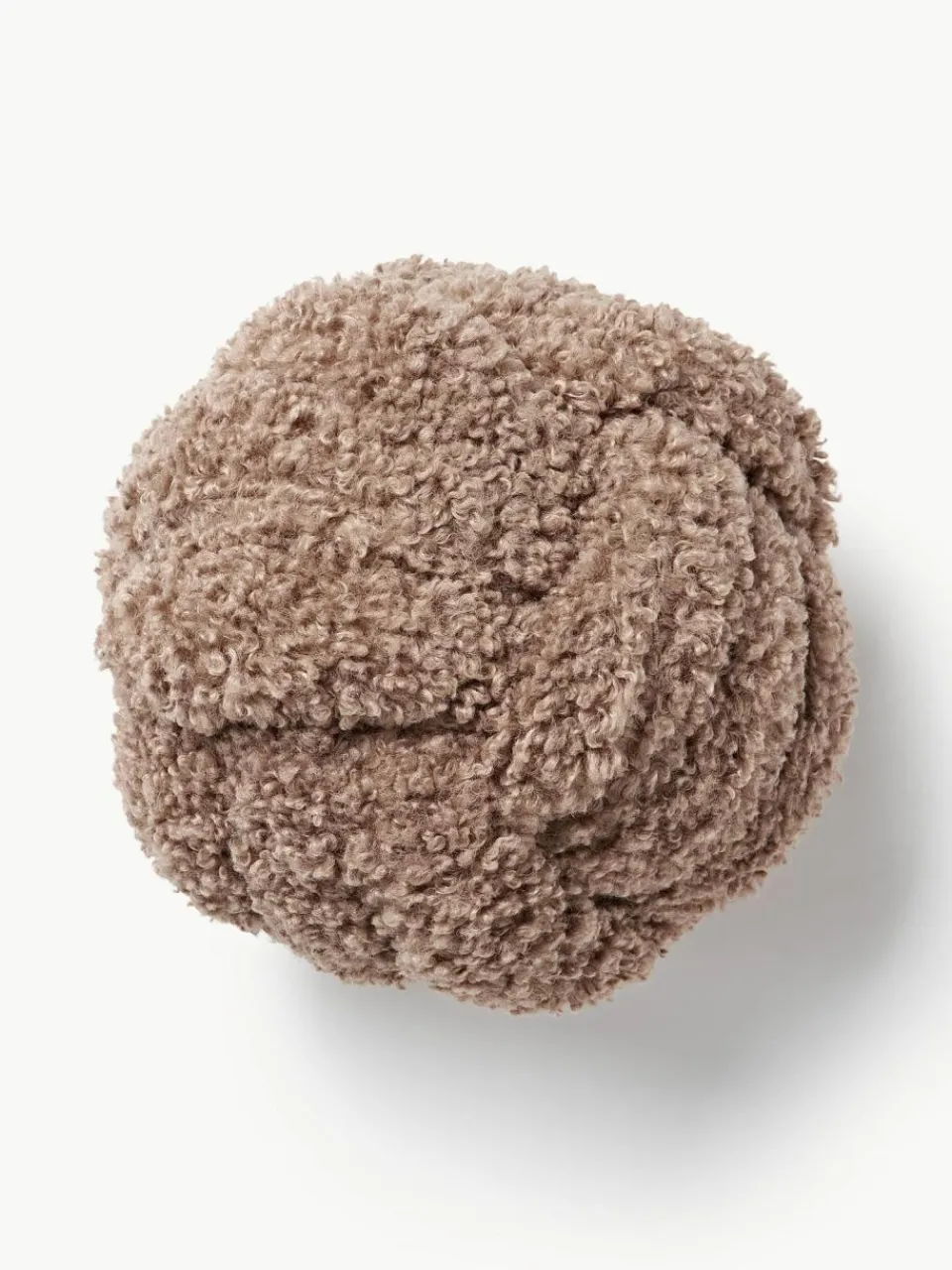Westwing Collection Teddy-Knoten-Kissen Dotty