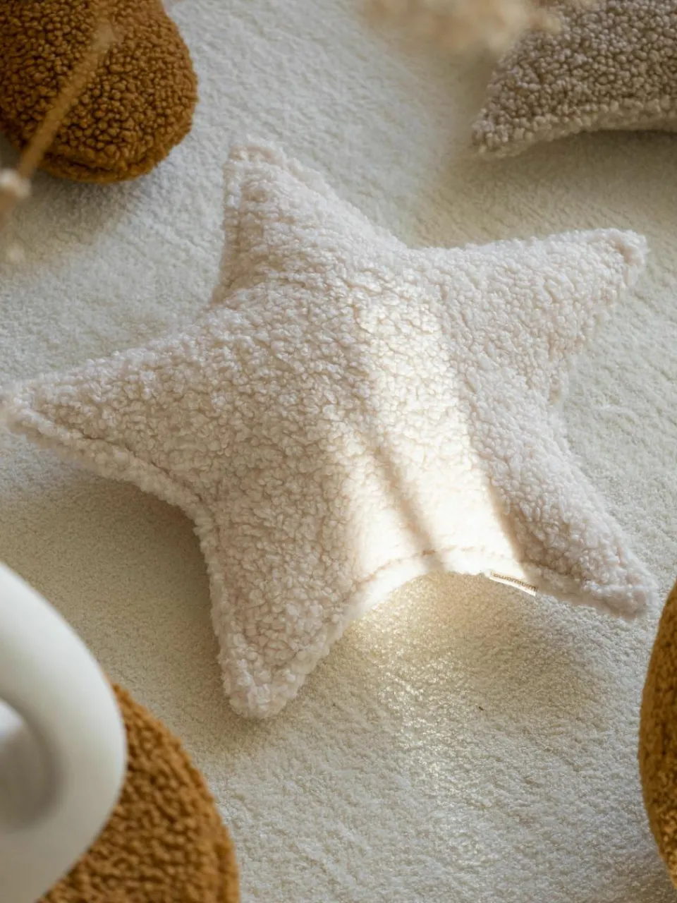 Kinder Wigiwama Teddy-Kuschelkissen Star