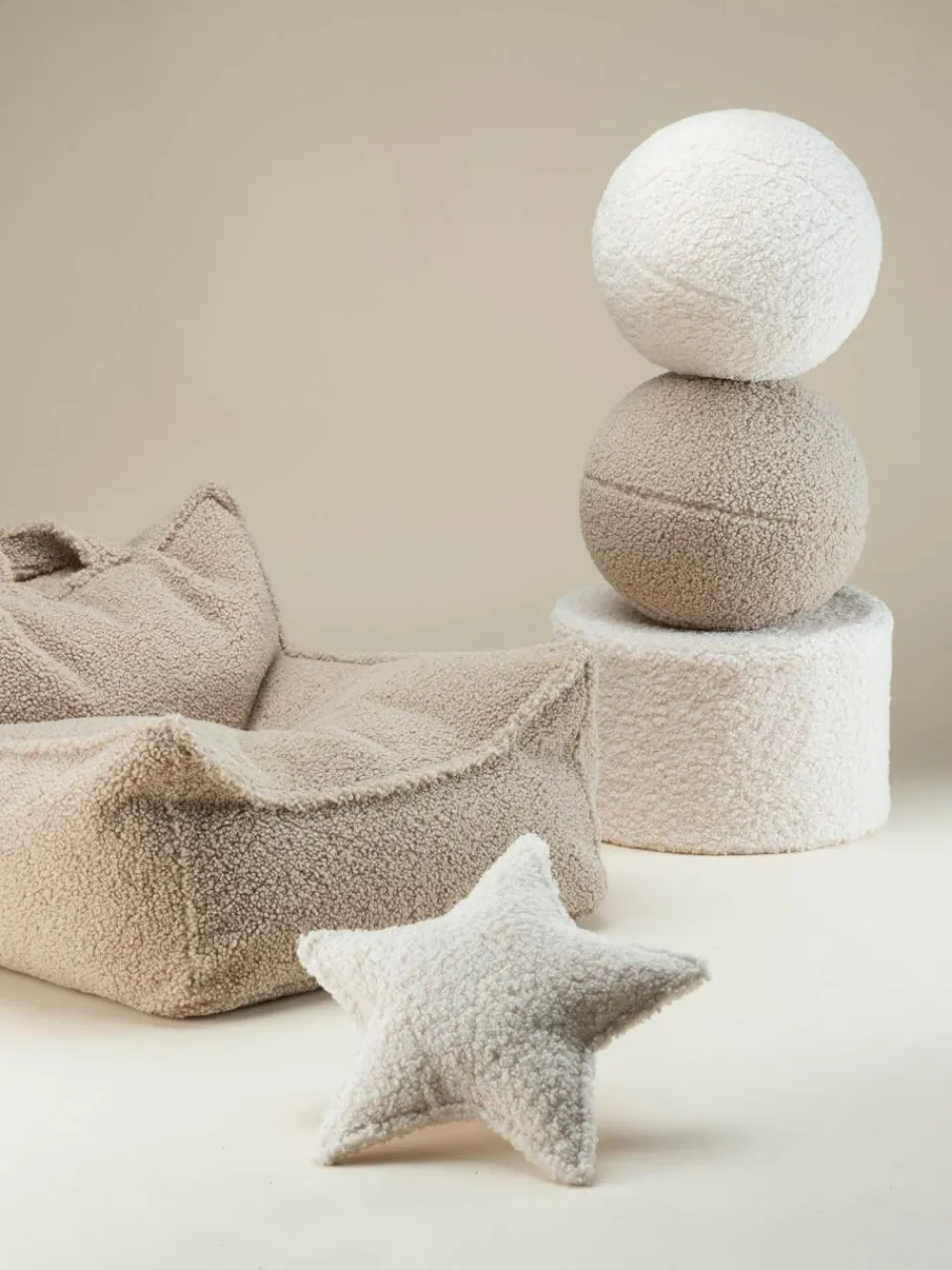 Kinder Wigiwama Teddy-Kuschelkissen Star