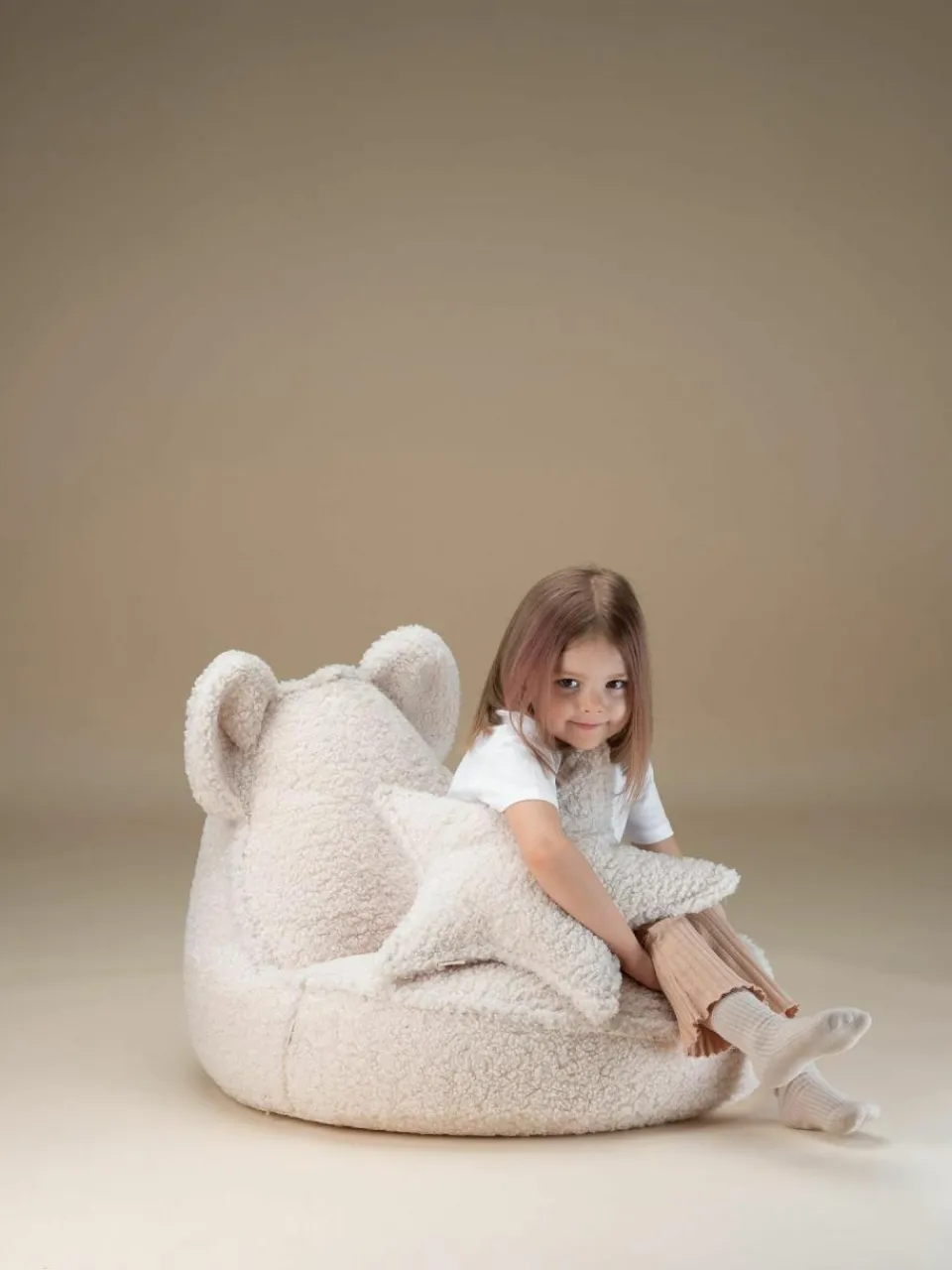 Kinder Wigiwama Teddy-Kuschelkissen Star
