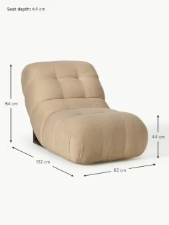 Westwing Collection Teddy-Loungesessel Stanley