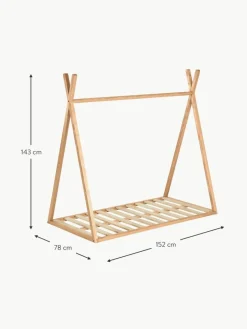 Kinder Westwing Tipi-Kinderbett Maralis aus Buchenholz, 70 x 140 cm