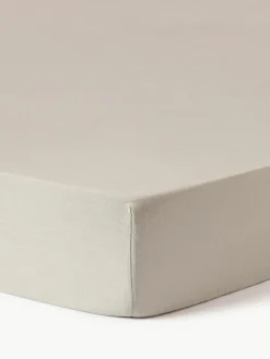 Westwing Collection Topper-Spannbettlaken Airy, gewaschenes Leinen