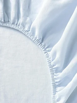 Westwing Collection Topper-Spannbettlaken Airy, gewaschenes Leinen