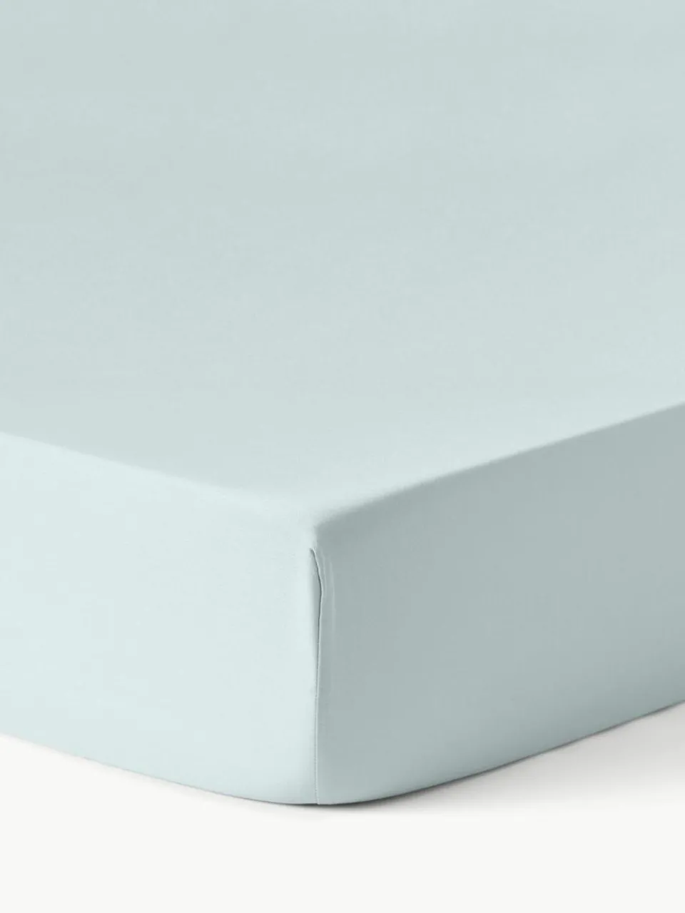 Westwing Collection Topper-Spannbettlaken Comfort, Baumwollsatin