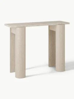Westwing Collection Travertin-Konsole Disa