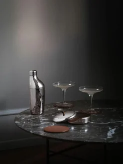 Georg Jensen Untersetzer Sky mit Behälter, 5er-Set