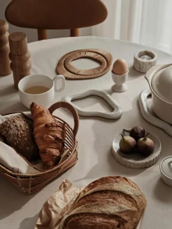 Broste Copenhagen Untersetzer Tini aus Rattan, 2er-Set