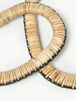ferm LIVING Untersetzer Weave aus Rattan und Mangoholz, 2er-Set