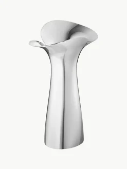 Georg Jensen Vase Bloom Botanica aus Edelstahl, H 22 cm